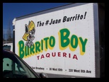 Box Van for Burrito Boy
