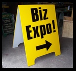 A Sign made for Lebanon Biz Expo